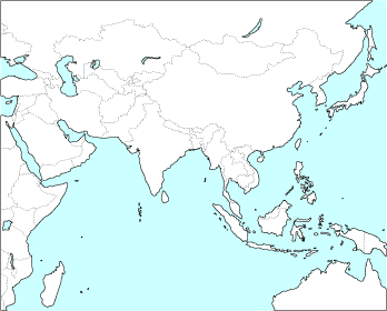 Map of Asia